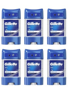 Buy Gillette Arctic Ice Antiperspirant Deodorant Gel (70 ml x 6) in UAE