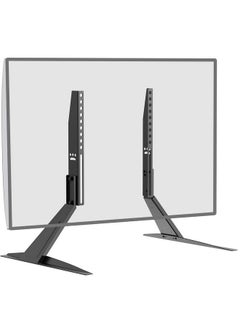 Buy Universal Tv Stand Tabletop For Most 23 To 42 Inch Lcd Flat Screen Tv Mounting Holes Up To 400X300Mm (Tvs002) Black in UAE