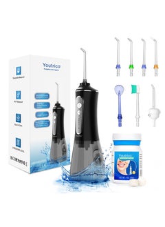 Buy Youtrico 2023 upgraded whitening water floss  portable and rechargeable  gentle teeth whitening IPX7 waterproof in Saudi Arabia