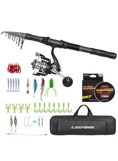 amazon travel fishing pole sealed stainless steel bearing system Flying Fisherman 10 lbs. -