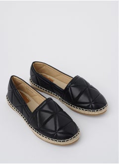 Buy JOVE Women's Casual Espadrilles BLACK in Saudi Arabia