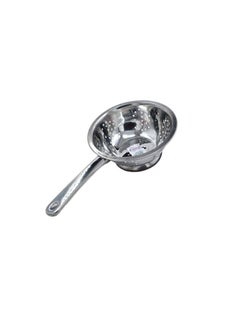 Buy Round stainless steel strainer with small handle in Saudi Arabia