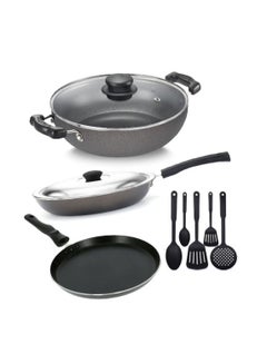 Buy 10 Pieces Non Stick Combo Cookware Set in UAE