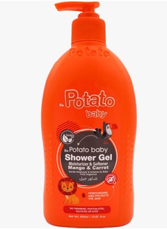 Buy Baby Shower Gel with Mango & Carrot Scent 400ml in Egypt