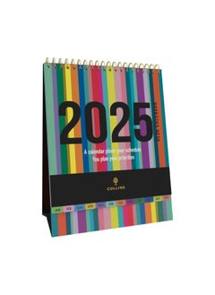 Buy Debden Collins Edge Rainbow 2025 Desk Calendar - Lifestyle Planner and Organiser for Office, Work, Personal and Home - January to December 2025 Diary - Weekly - - EDDC-25 in UAE