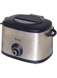 Buy King DF-19 1500W Electric Fryer - Silver in Egypt