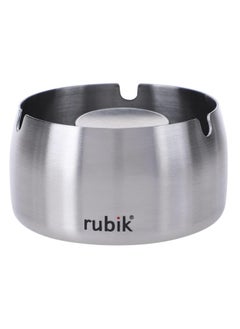 Buy Ashtray Stainless Steel Indoor Outdoor Windproof For Home Office Living Room Hotel (9x5cm Small) in UAE