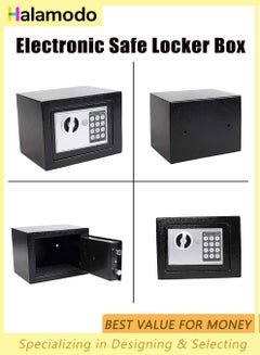 Buy Digital Safe Locker Box for Money, Electronic Locker for Jewellery, Locker Box, Safe Security Box Locker, Electronic Security Safe Box Lockers, for Home Office in Saudi Arabia