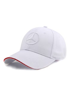 Buy Mercedes Benz Logo Embroidered Adjustable Baseball Caps for Men and Women Hat Travel Cap Car Racing Motor Hat in UAE