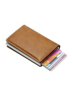 اشتري Mini Vintage Card Holder Brown في السعودية