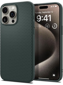 اشتري Liquid Air for iPhone 15 Pro Max Case Cover - Abyss Green في الامارات