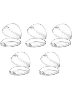 Buy Dummy Case, 5 Pack Transparent Pacifier Soother Pod Holder Box for Kids, Storage Nipple Shield Safe BPA-Free Travel and Home in UAE