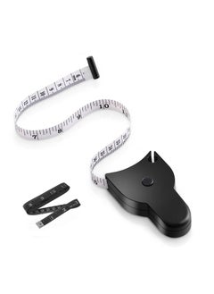 Buy Body Measuring Tape 60inch 150cm Double Scale Retractable Push and Lock Soft Tape Measure 2pcs in UAE