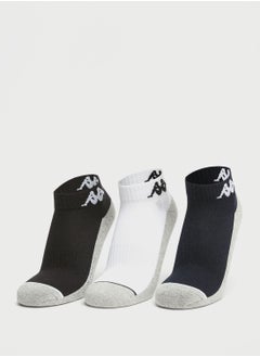 Buy 3 Pack Logo Crew Socks in Saudi Arabia