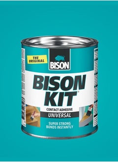 Buy Bison Kit Universal Highly Strong Glue - Suitable for wood, veneer, rubber, leather, cork, canvas, linoleum and polyether foam in UAE