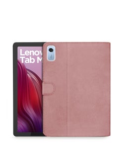 Buy PU Leather Flip Case Cover For Lenovo Tab M9 4G 2022 Rose Gold in Saudi Arabia