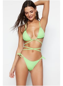 اشتري Green Tied Normal Leg Bikini Bottom TBESS22BA0045 في مصر