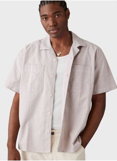 Buy Essential Button-Up Poolside Shirt in UAE