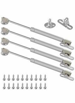 اشتري Gas Struts, 100N/22.5lb Gas Shocks, Lid Stay Cabinet Door Lift Support, for Support Cabinet Doors Cabinet Hydraulic Shock Toy Box Shock Absorber Soft Closing Hinge Accessories, 10 in (4-Pcs Set) في الامارات