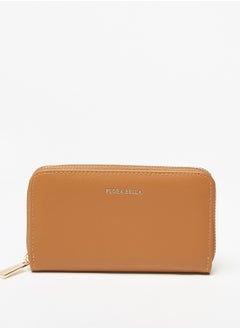 اشتري Solid Zip Around Wallet By Shoexpress في الامارات