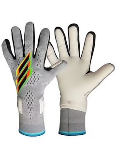 اشتري Teenagers and Adults, Football Gloves Goalkeeper Gloves Kids Goalie Gloves,Offers Excellent Protection with Abrasion-Resistant,Non-slip and Wrist Protection Benefits في الامارات