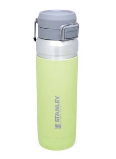 Buy Quick Flip Water Bottle 1L / 36OZ Citron – Leakproof | Stainless Steel Water Bottle | Push Button Locking Lid | BPA FREE | Cup Holder Compatible | Dishwasher safe | Lifetime Warranty in UAE