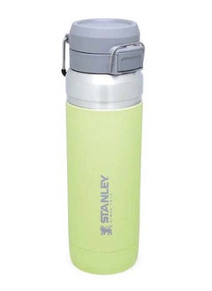 Buy Quick Flip Water Bottle 1L / 36OZ Citron – Leakproof | Stainless Steel Water Bottle | Push Button Locking Lid | BPA FREE | Cup Holder Compatible | Dishwasher safe | Lifetime Warranty in UAE