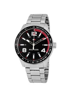 Buy TOMMY HILFIGER ROUND ANALOG MEN'S BLACK CASE WATCH - 1791178 in UAE