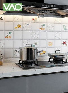 اشتري ملصقات حائط للمطبخ لغرفة الطعام والمطبخ ملصقات جدارية لتزيين أواني المطبخ ديكورات جدارية للمنزل والمكتب والمدرسة والمقهى ومطابقة الألوان الرصينة في السعودية