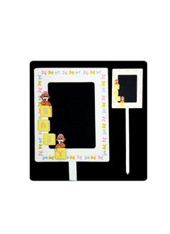 Buy Wood Memo Board 30cm, Pink Color Organize and Personalize Your Space with Style in UAE