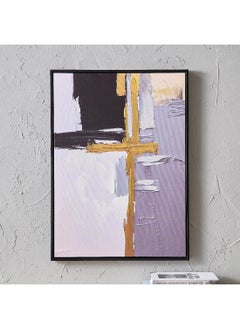 اشتري Walmer 40% Hand Painting Abstract Framed Wall Art 52.5 x 72.5 x 2.8 cm في الامارات