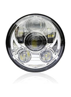 Buy 5.75 Motorcycle LED Headlight DOT Approved for Harley Davidson Dyna Street Bob Wide Glide Low Rider Night Rod Train Softail Sportster Iron 883 - Silver in Saudi Arabia