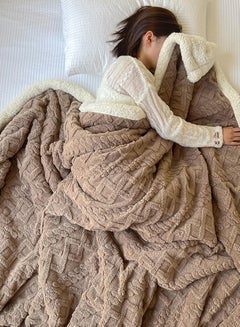 Buy Thicken home bedding quilt blanket newborn baby kids sleeping bag covering plaid bedding sheet in UAE