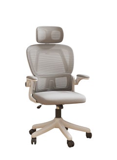 اشتري Ergonomic Office Chair Computer Desk Chairs , Mesh Home Office Desk Chairs with Headrest,Lumbar Support, 3D Adjustable Armrests (Grey) في الامارات