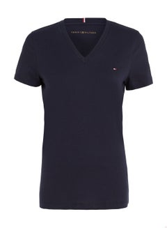 Buy Women's Heritage V-Neck T-Shirt, Navy in UAE