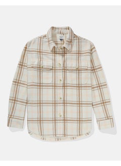 Buy AE Plaid Fleece & Love Shacket in Egypt