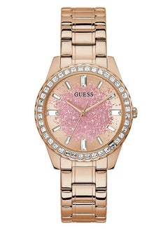 Buy GUESS Women's Glitter Burst Collection Analog Pink Dial Watch - GW0405L3 in UAE