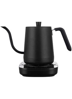 اشتري Electric Gooseneck Kettle, 0.9L Stainless Steel Pour Over Kettle With Variable Temperature Control, 1000W Quick Heating Coffee Kettle With Touch on, Smart Automatic Shutoff (Matte Black) في السعودية