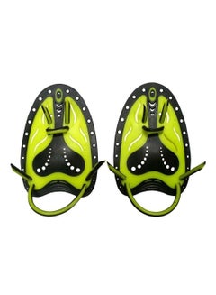 Buy 1-Pair Adult Adjustable Silicone Hand Webbed Diving Gloves Fin Flipper Learn Train Gear Professional Swimming Paddle Frog Finger in Saudi Arabia