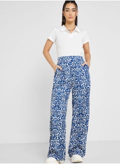 Buy Printed Wide Leg Pants in UAE