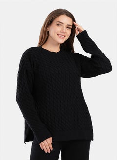 Buy Cable Knitted Lounge Pullover in Egypt