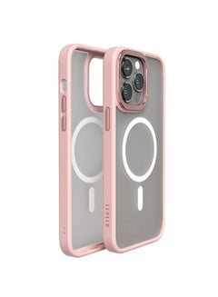 Buy Levelo Magsafe Kayo iPhone 14 Pro Max Matte Back Case - Matte Clear/Pink in UAE