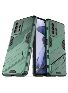 Buy GOLDEN MASK Compatible With Xiaomi Mi11T/Mi 11T Pro Punk Case Anti Protection (Green) in Egypt