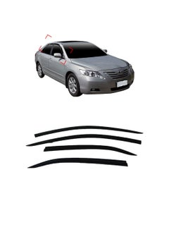 Buy 4Pcs Side Window Wind Deflector Door Visor Black For Toyota Camry 2007 To 2011 in Saudi Arabia