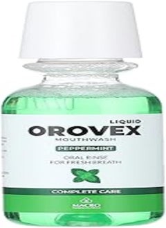 Buy Orovex Liquid Mouth wash pepper mint 250ml in Egypt