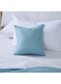 Buy Stria Filled Cushion 40x40cm - Aqua in UAE