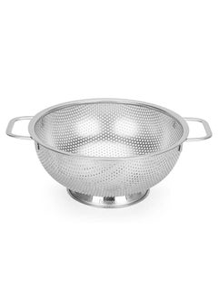 اشتري Fissman Colander 22Cm (Steel) 420J2 Stainless Steel Strainer For Cleaning Fruits And Vegetables For Boiled Food Drain Rinse Steam Or Cook For Kitchen & Dining Room D22Cm - Silver في الامارات