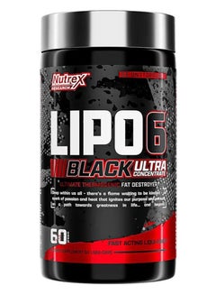 Buy LIPO 6 BLACK Ultra Concentrate 60 CAPS in UAE
