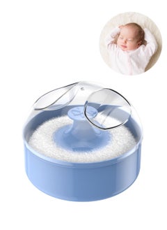 Buy Baby Talcum Powder Puff Sponge Box, Soft and Comfortable Natural Material Extra Gentle in Saudi Arabia