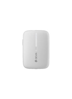 Buy Kintone Series Built-in Dual Cable Power Bank 10000mAh Support three devices charging at same time - White in Egypt